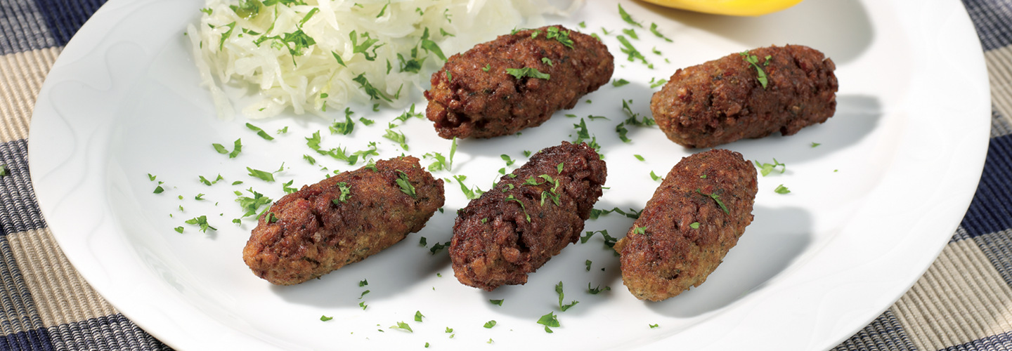 Knusperröllchen (Cevapcici), vegetarisch